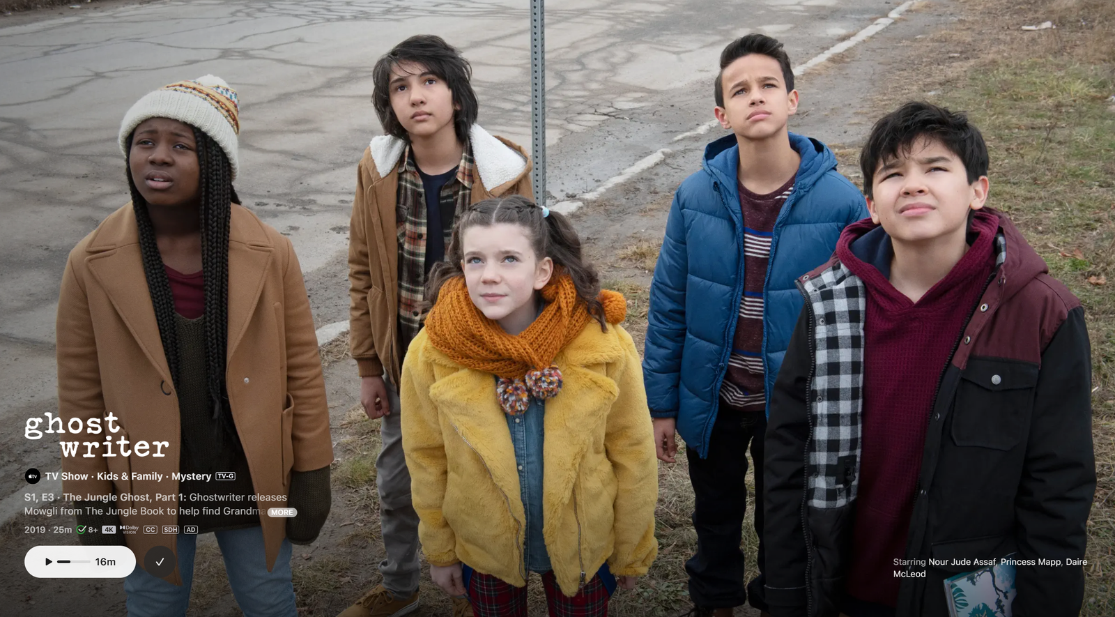 Amadi in Ghostwriter