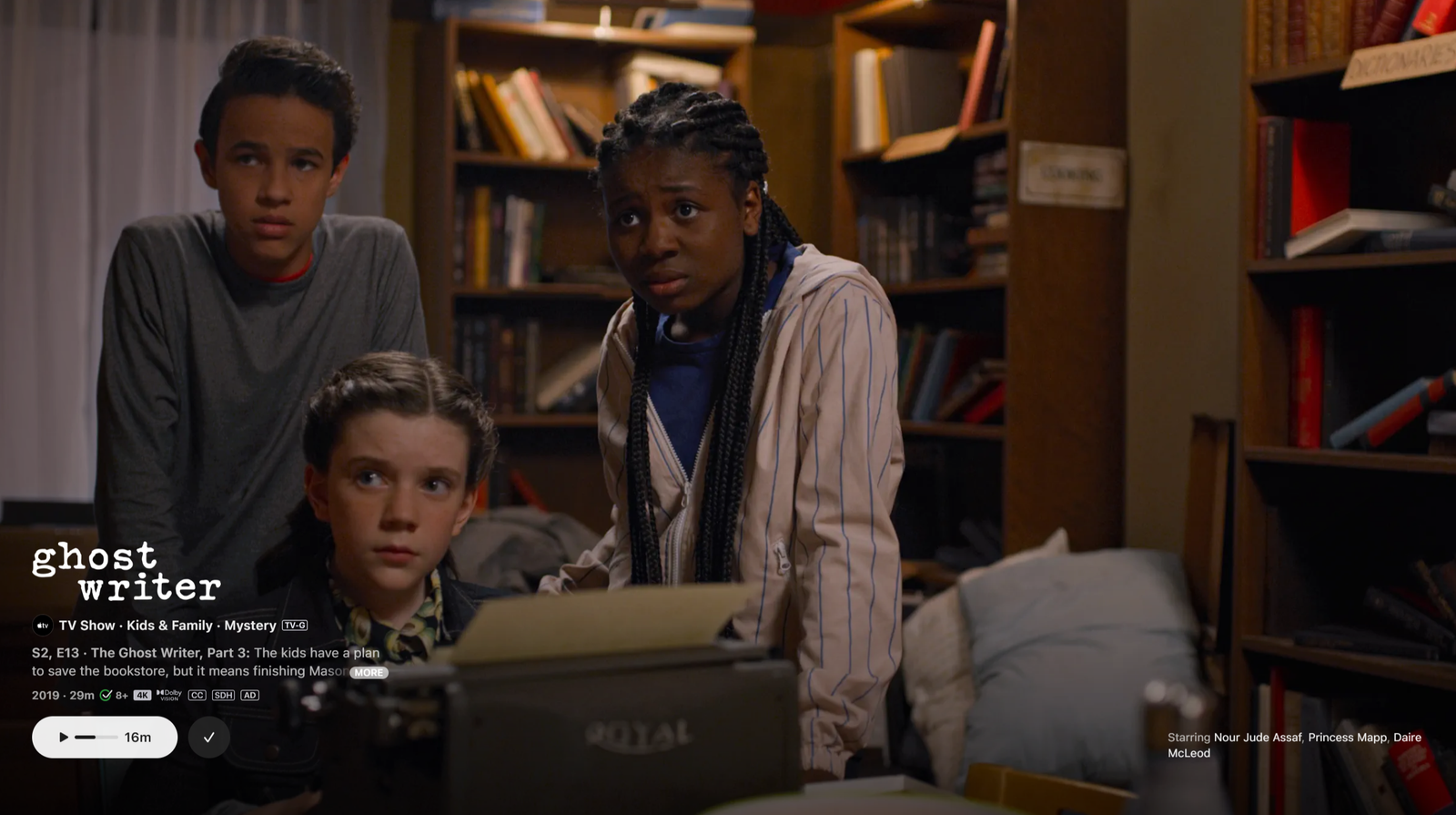 Amadi in Ghostwriter