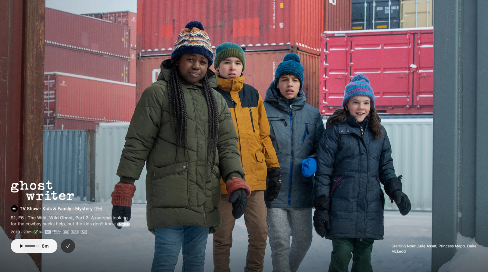 Amadi in Ghostwriter